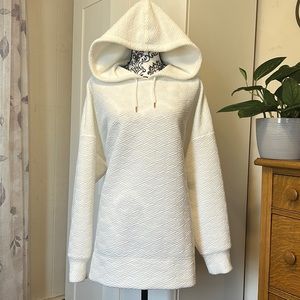 Ideology White Hooded Sweatshirt with Rose Gold Accents Size 3 X
